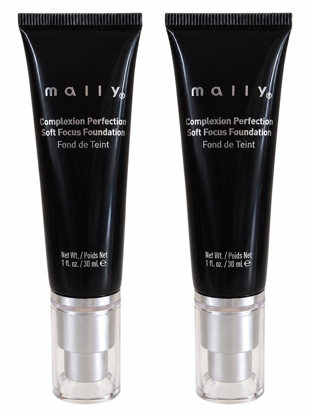 Mally Beauty Soft Focus Foundation Duo Set: LIGHT - 2 Pack Full Size NWOB